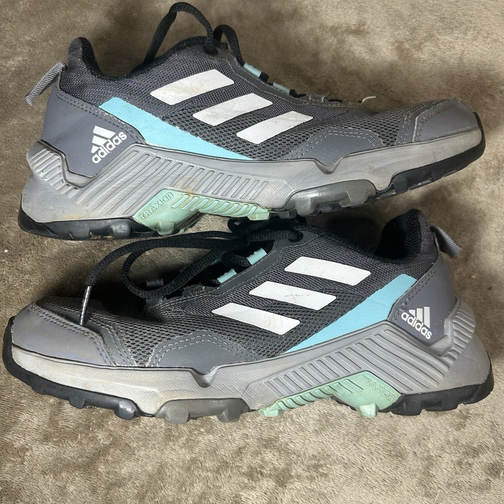Adidas Tracerocker 2.0 Womens 6 Grey Mint Trail Running Shoes Traxion